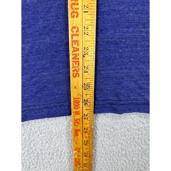 Homage Shirt Adult Medium Blue Columbus Tee Short Sleeve Preppy Made In USA Mens - Picture 7 of 7